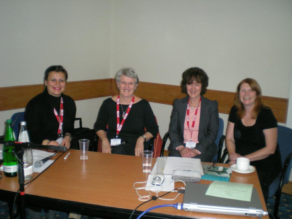 Left to right: Beril Yucel, Anne Burns, Briony Beaven and Jill Hadfield